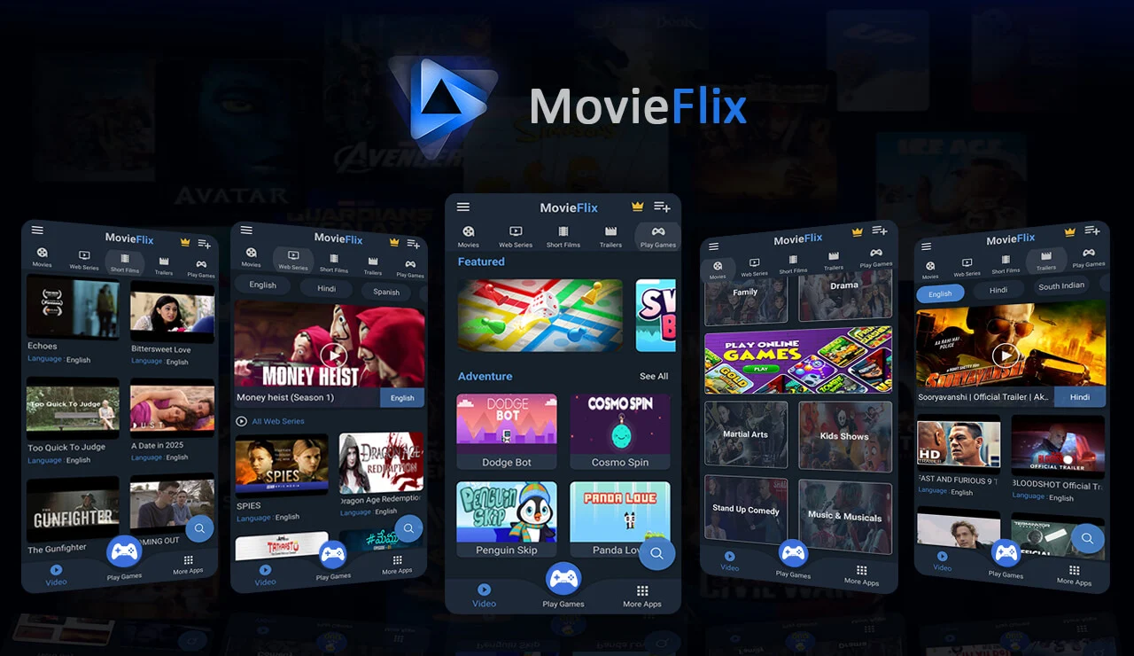 MovieFlix V5.7 APK Download - Stream HD Movies & Shows Offline